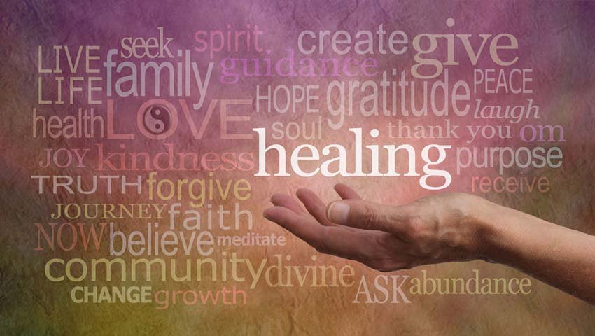 Peaceful image representing the soul and healing beyond the physical body