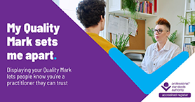 Professional Standards Authority Accredited Register logo